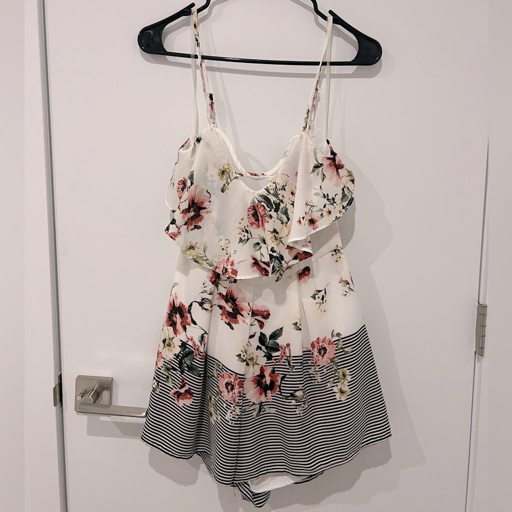 Francesca’s Floral Romper